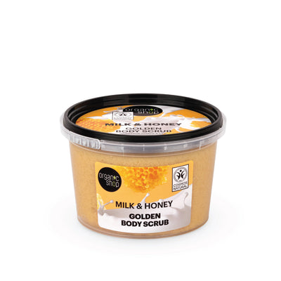 Scrub corpo Golden Body Scrub Latte e Miele, 250 ml